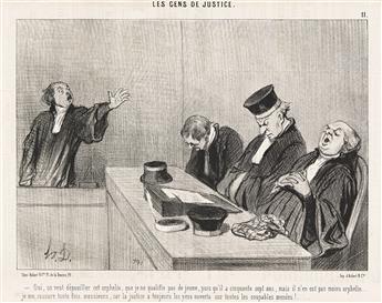 HONORÉ DAUMIER Les Gens de Justice.